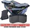 Przednie klocki Z26 + WIERCONE nacinane tarcze hamulcowe POWERSTOP Jeep Grand Cherokee SRT 6,1 V8 -2010